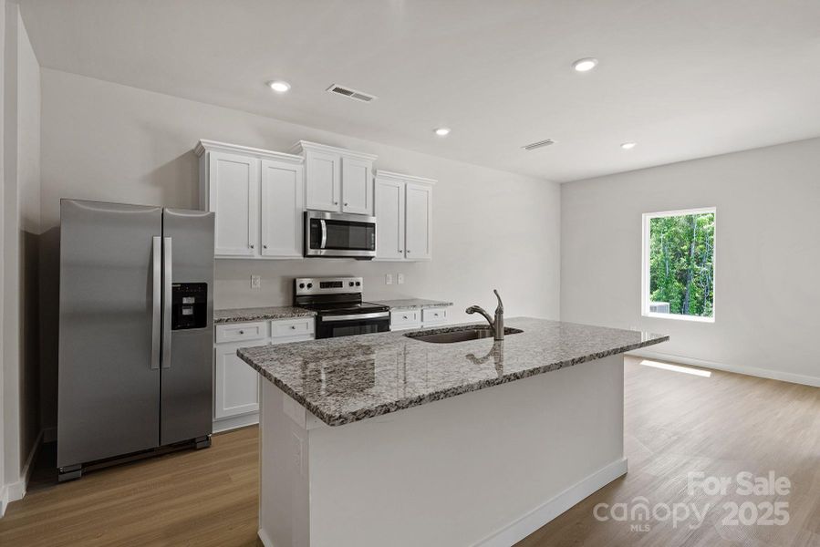 Furnished interior view inside a new home in , Winston-Salem (Image 5).