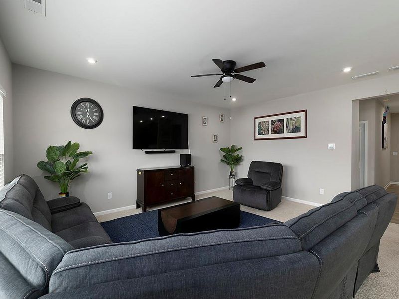 Furnished interior view inside a new home in , Dallas (Image 7). Furnished interior view inside a new home in , Dallas (Image 7).