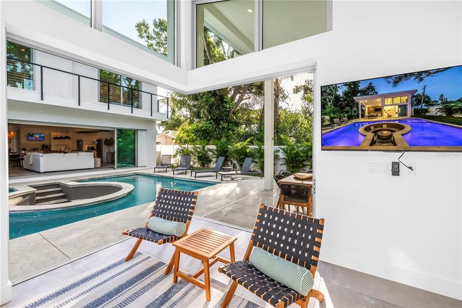 Exterior details and patio area of a home in , Sarasota (Image 22). Exterior details and patio area of a home in , Sarasota (Image 22).