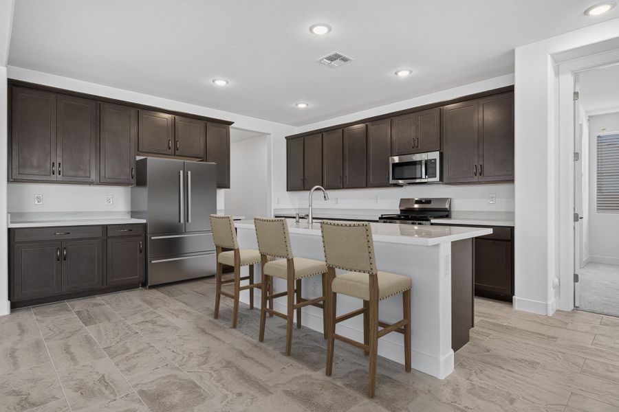 Furnished interior view inside a new home in The Grove at El Cidro, Goodyear (Image 7).