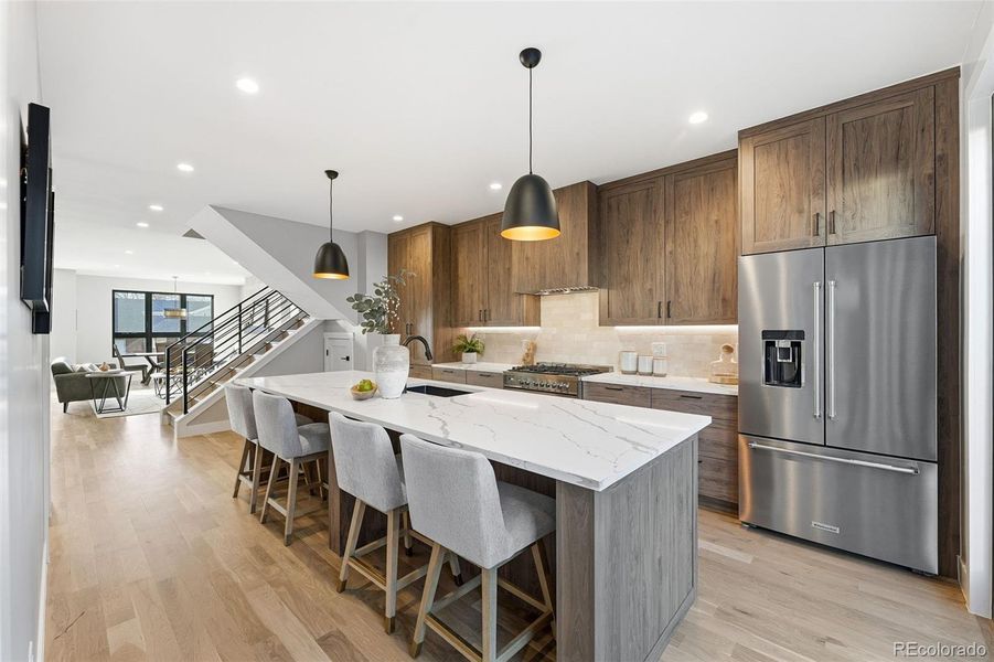 Furnished interior view inside a new home in , Denver (Image 4). Furnished interior view inside a new home in , Denver (Image 4).
