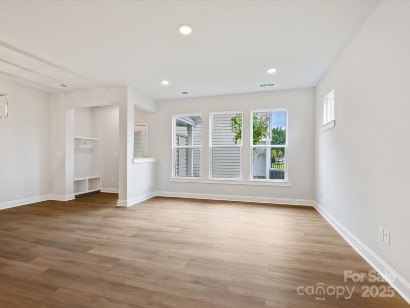 Spacious, unfurnished interior of a new home in North Creek Village - Townhomes, Huntersville (Image 12). Spacious, unfurnished interior of a new home in North Creek Village - Townhomes, Huntersville (Image 12).