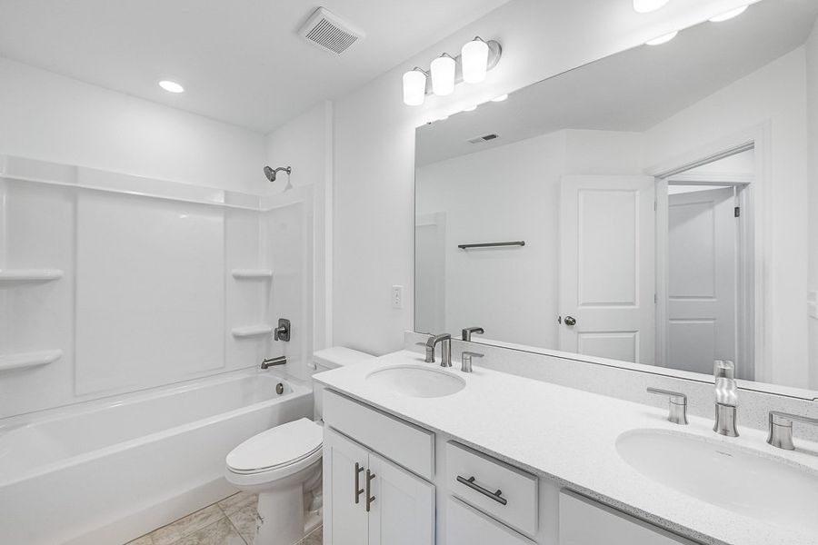 Furnished interior view inside a new home in Forestville Station, Wake Forest (Image 8). Furnished interior view inside a new home in Forestville Station, Wake Forest (Image 8).