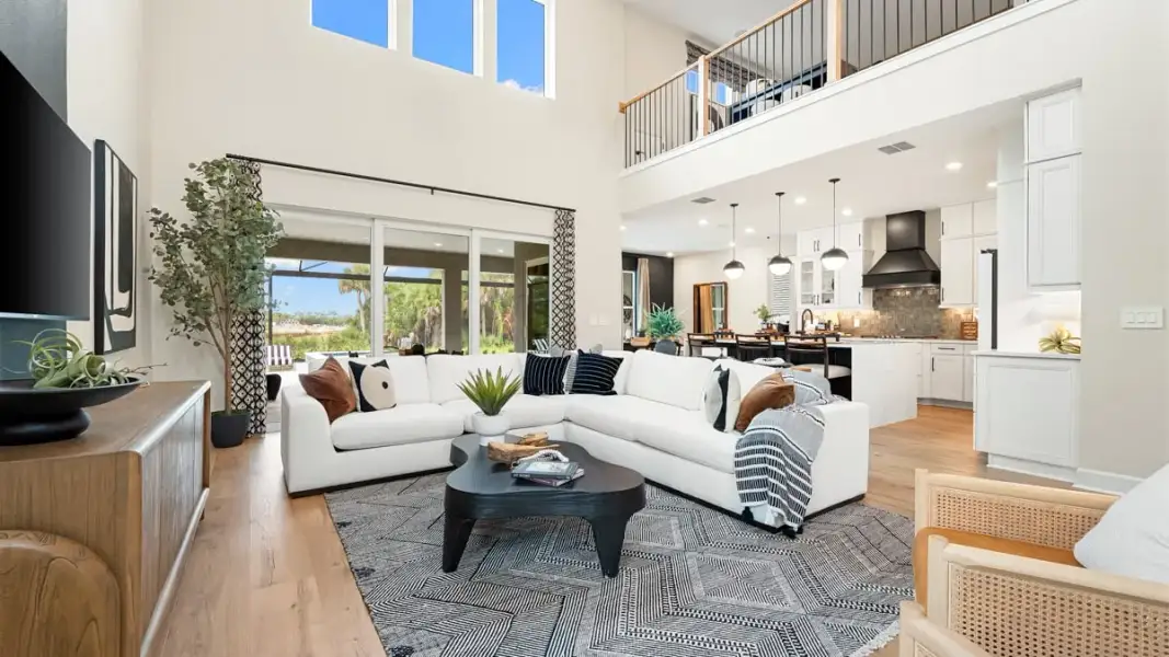 Representative furnished interior of a home built from the Nantucket by Taylor Morrison in Azure at Solaeris, Port St. Lucie (Image 6).