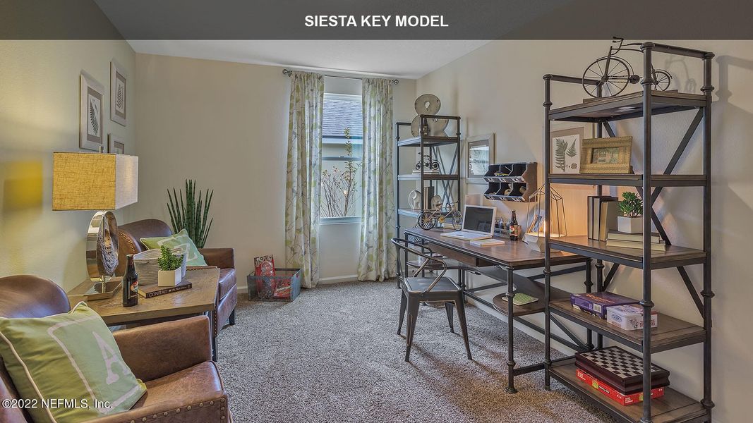 Furnished interior view inside a new home in Willow Springs, Green Cove Springs (Image 13).