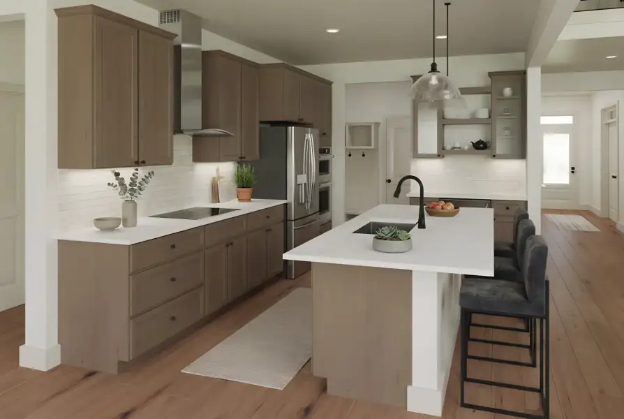 Furnished interior view inside a new home in Stonehaven, Winder (Image 22).