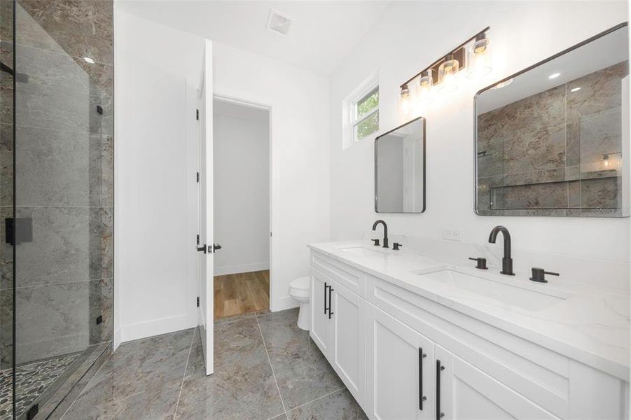 Furnished interior view inside a new home in , Dunedin (Image 13).