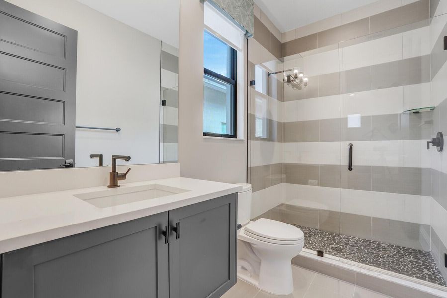 Furnished interior view inside a new home in Alton, Palm Beach Gardens (Image 37).