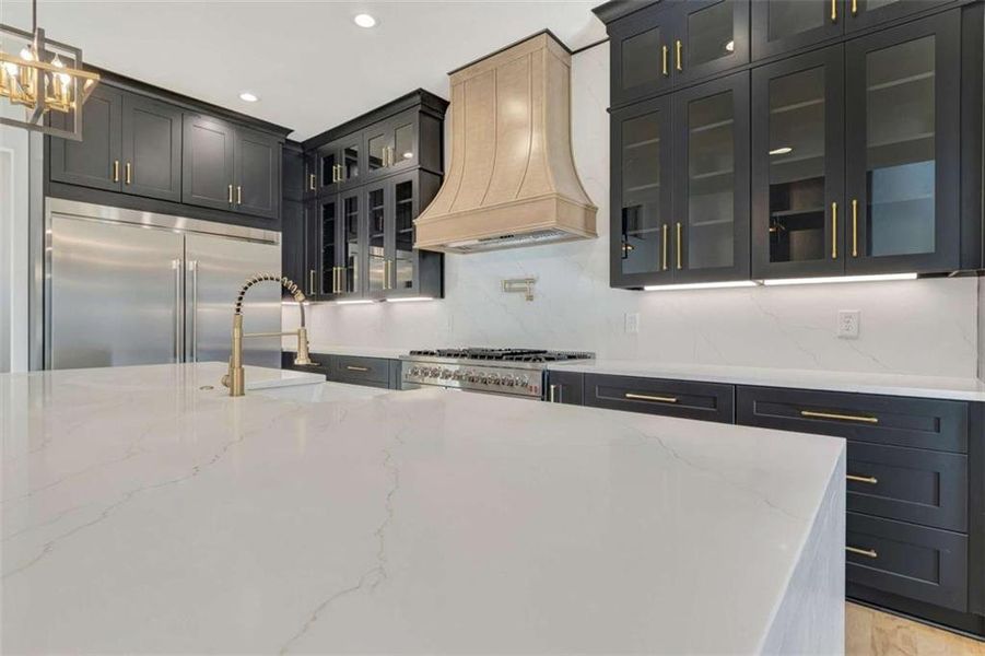 Furnished interior view inside a new home in , Brooks (Image 19).
