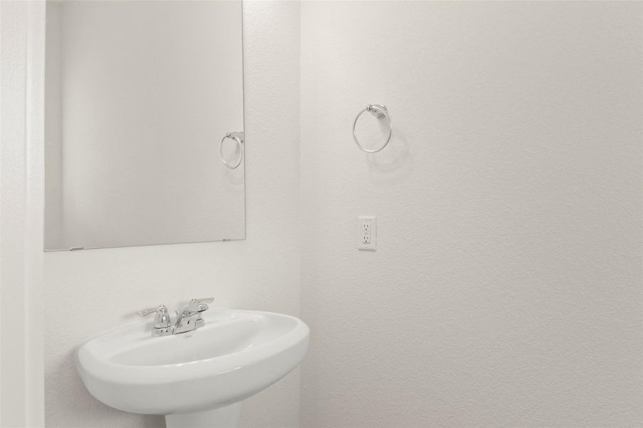 Bathroom featuring a sink