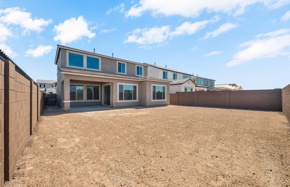 Exterior details and patio area of a home in Legado West, Queen Creek (Image 3).