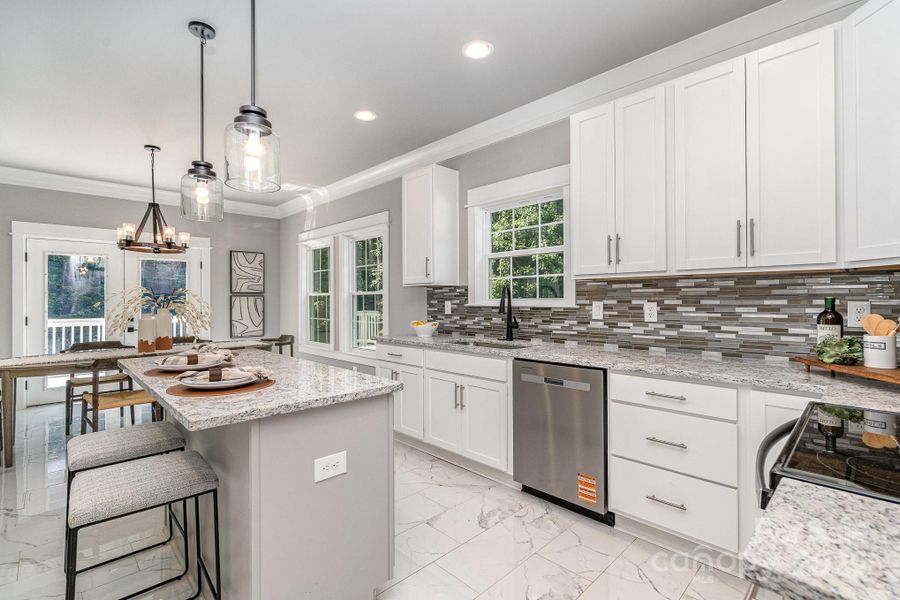 Furnished interior view inside a new home in , Sherrills Ford (Image 30).