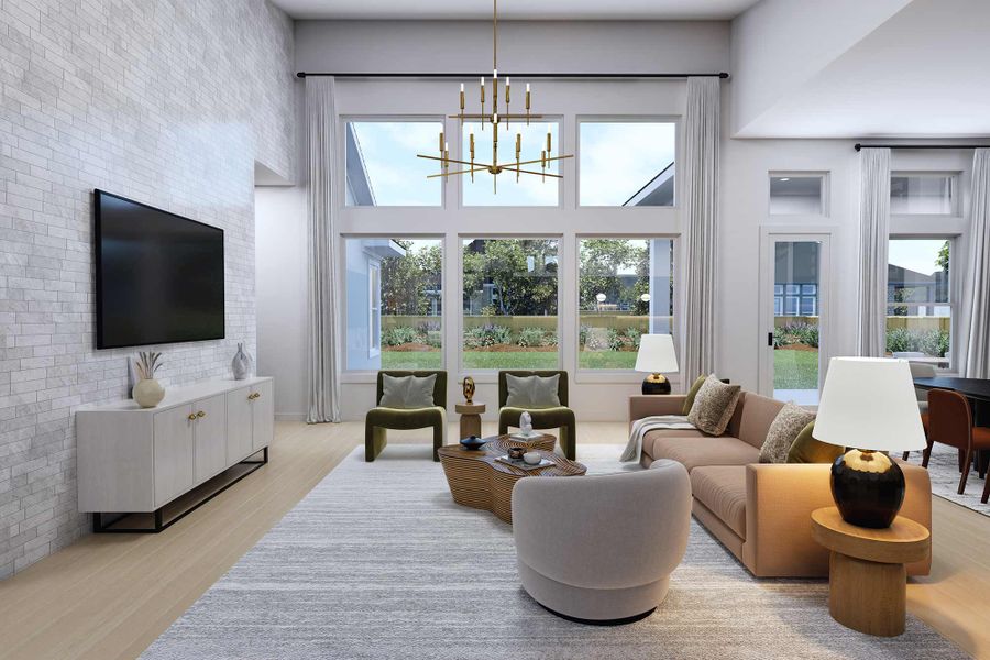 The Bethany - Family Room The Bethany - Family Room