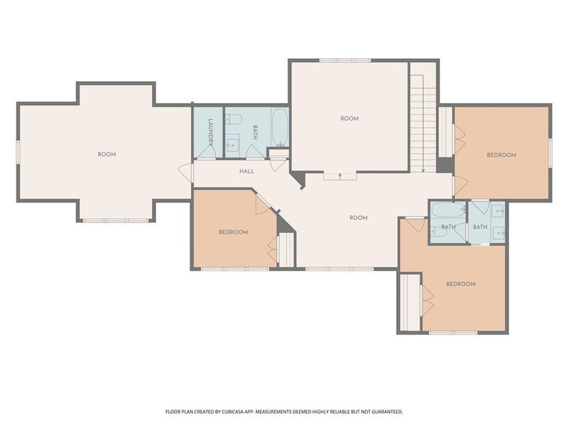 2D floor plan layout of this home in , Rydal, GA (Image 5).