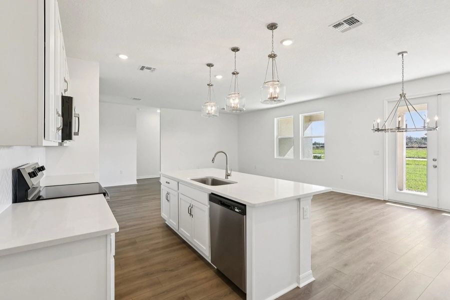 Furnished interior view inside a new home in Tyson Reserve, St. Cloud (Image 5). Furnished interior view inside a new home in Tyson Reserve, St. Cloud (Image 5).