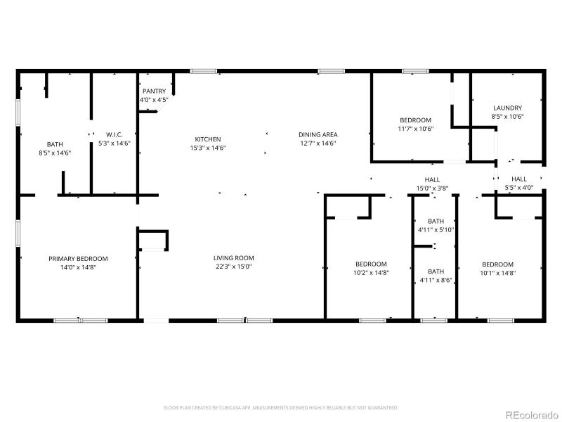2D floor plan layout of this home in , Calhan, CO (Image 3).
