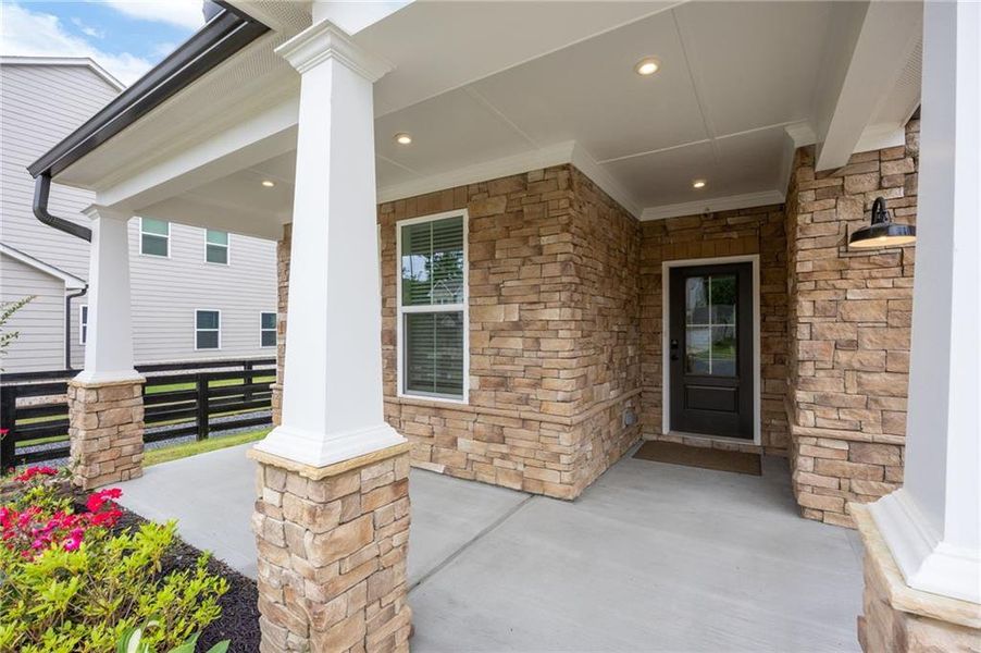 Exterior details and patio area of a home in Hillside Manor, Powder Springs (Image 31). Exterior details and patio area of a home in Hillside Manor, Powder Springs (Image 31).