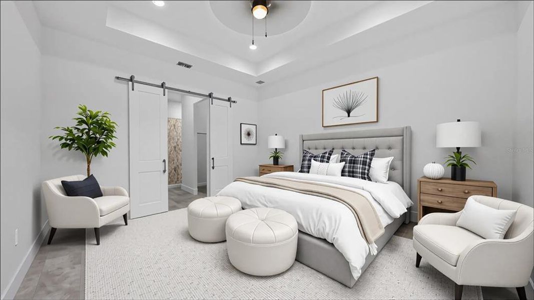 Furnished interior view inside a new home in , Rotonda West (Image 9).