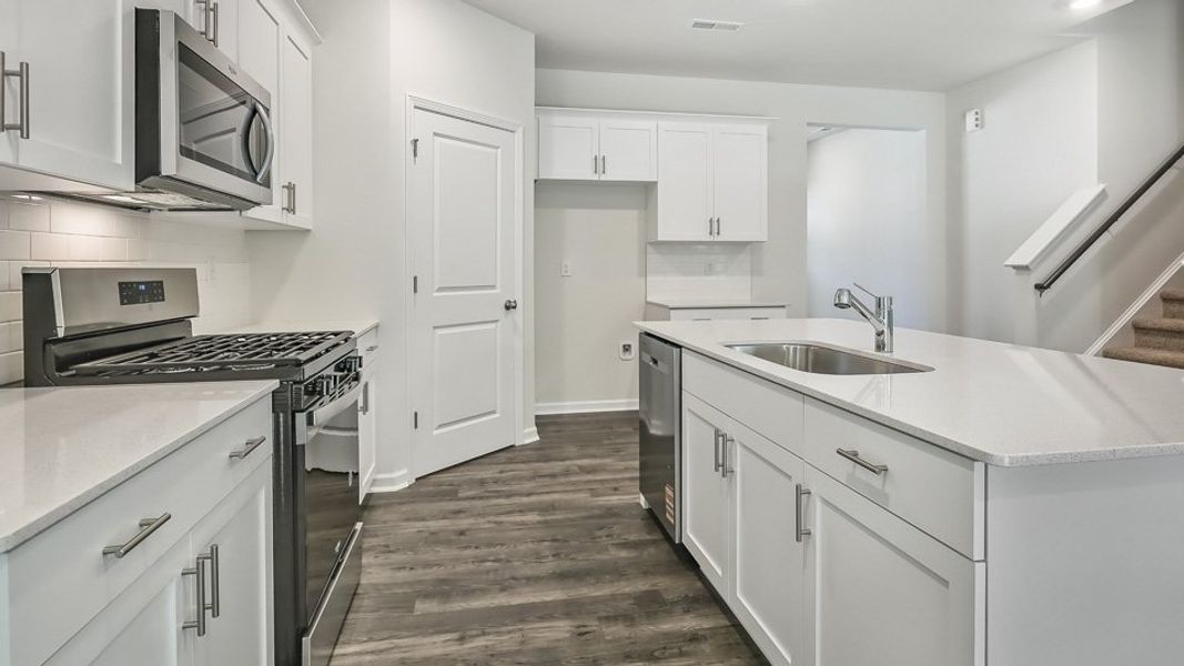 Furnished interior view inside a new home in Ridgewood Farms, Winterville (Image 5). Furnished interior view inside a new home in Ridgewood Farms, Winterville (Image 5).