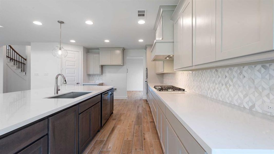 Furnished interior view inside a new home in North Sky 55', Celina (Image 13).