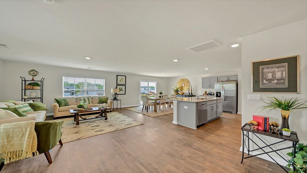 Furnished interior view inside a new home in Hunter's Branch, Hopkins (Image 9). Furnished interior view inside a new home in Hunter's Branch, Hopkins (Image 9).