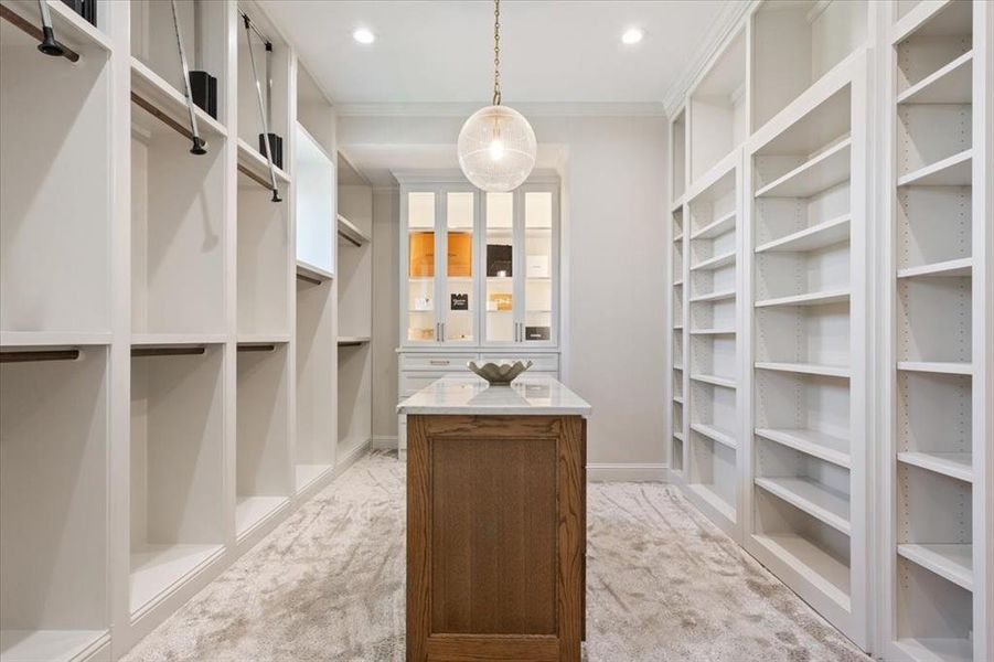 Additional storage located in room behind the shelves Additional storage located in room behind the shelves