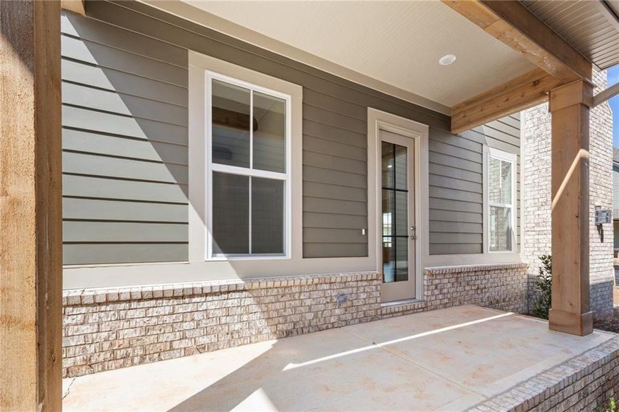 Exterior details and patio area of a home in Trove, Watkinsville (Image 4).