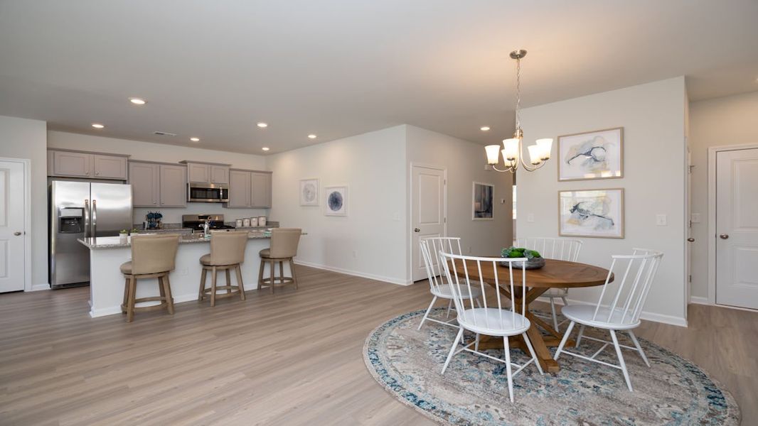 Representative furnished interior of a home built from the KERRY by D.R. Horton in Lochaven, Conway (Image 28).