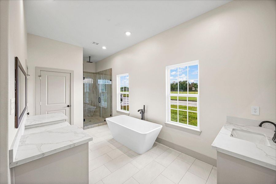 Furnished interior view inside a new home in , Baytown (Image 6).