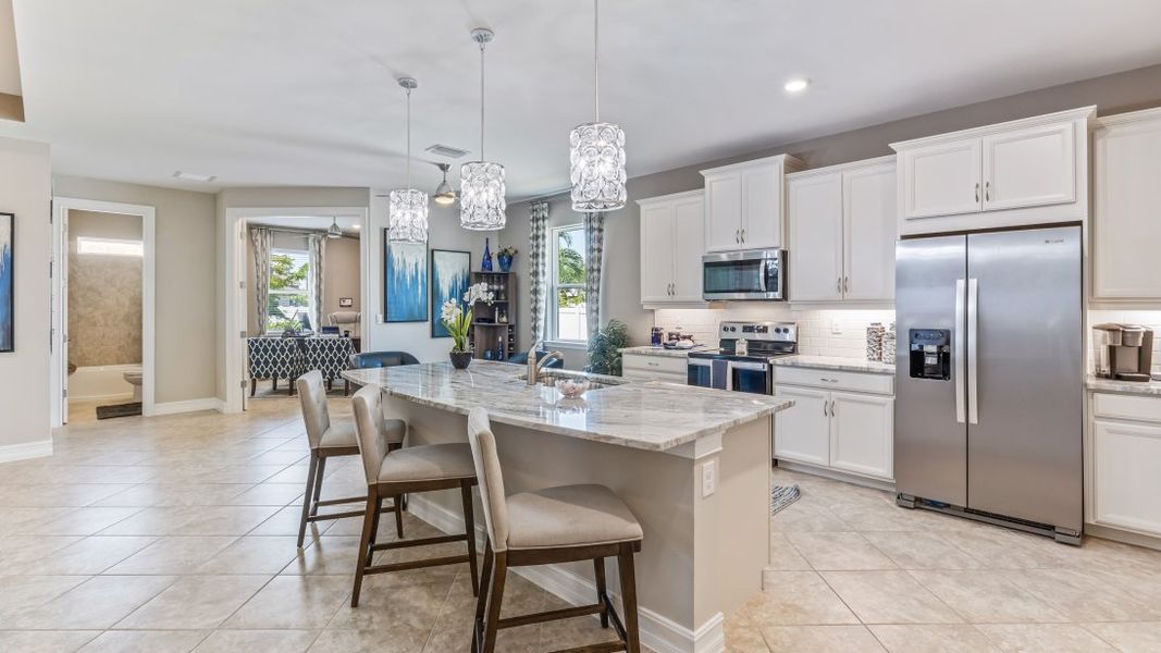 Furnished interior view inside a new home in Cape Coral Spot - Tradition, Cape Coral (Image 11).