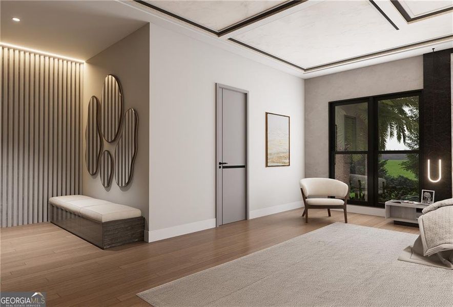 Furnished interior view inside a new home in , Fairburn (Image 8). Furnished interior view inside a new home in , Fairburn (Image 8).