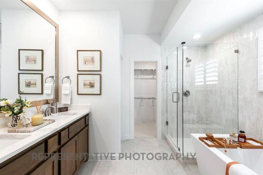 Furnished interior view inside a new home in Aster Park: 40ft. lots, McKinney (Image 20). Furnished interior view inside a new home in Aster Park: 40ft. lots, McKinney (Image 20).