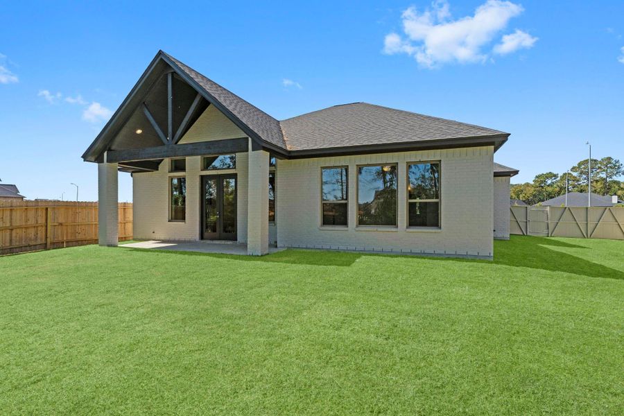 This home has a full brick-and-stone exterior for easy maintenance. This home has a full brick-and-stone exterior for easy maintenance.