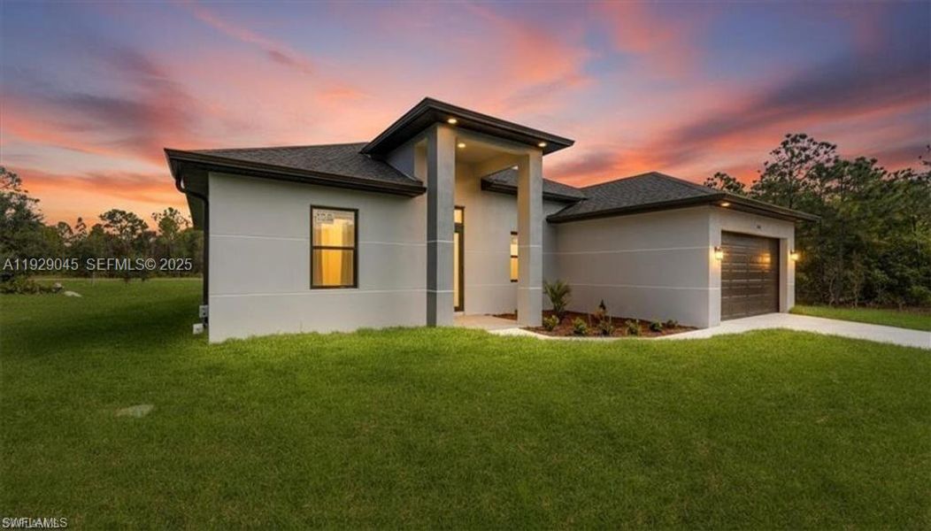 Exterior details and patio area of a home in , Lehigh Acres (Image 4). Exterior details and patio area of a home in , Lehigh Acres (Image 4).
