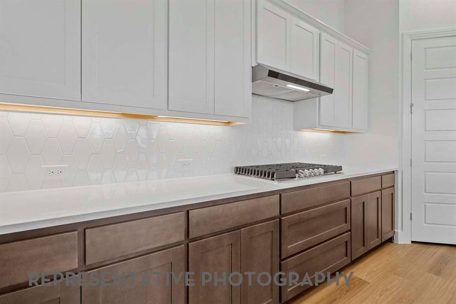 Furnished interior view inside a new home in Sandbrock Ranch, Aubrey (Image 4).