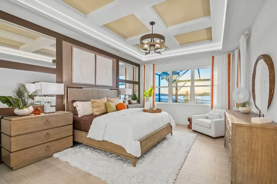 Representative furnished interior of a home built from the Cay by Homes by Towne in Shellstone at Waterside, Sarasota (Image 7).