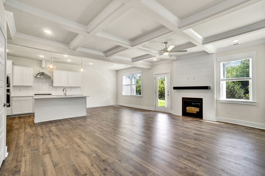 Spacious, unfurnished interior of a new home in Foxbank, Gray Court (Image 20). Spacious, unfurnished interior of a new home in Foxbank, Gray Court (Image 20).