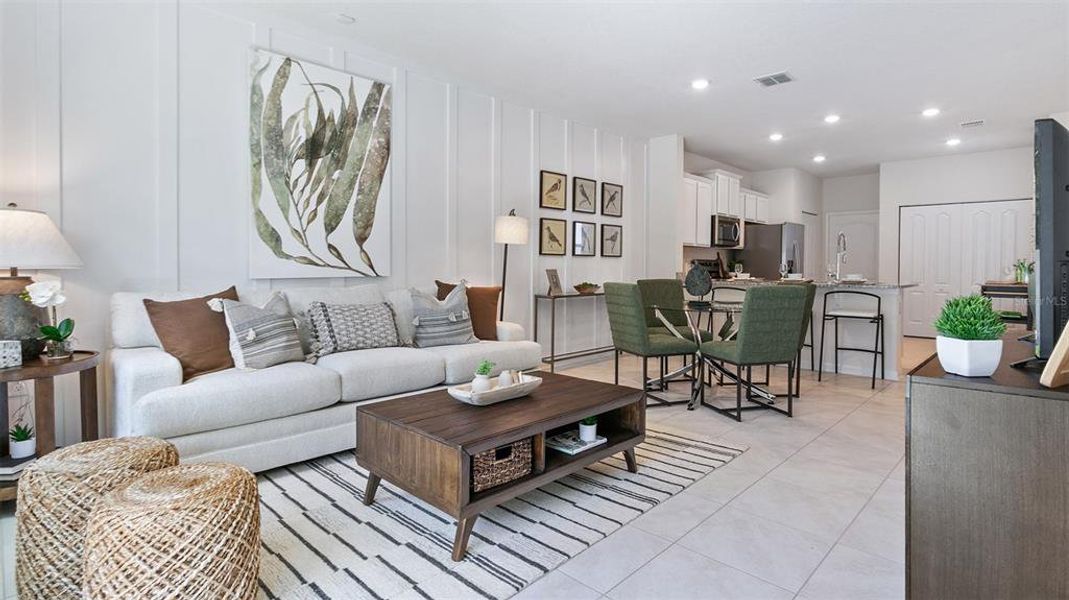 Furnished interior view inside a new home in Bridgewater, St. Augustine (Image 11).