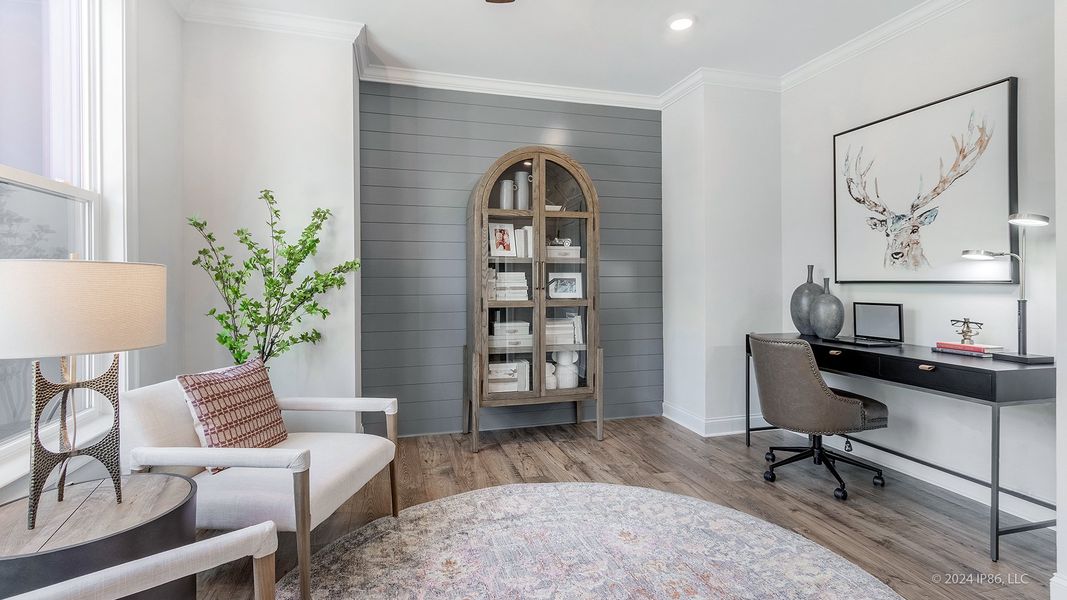 Representative furnished interior of a home built from the Promenade by Epcon Communities in The Courtyards by The Manor, Alpharetta (Image 20).