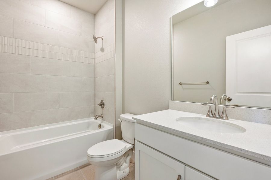 Furnished interior view inside a new home in The Lakes at Centerra, Loveland (Image 9).