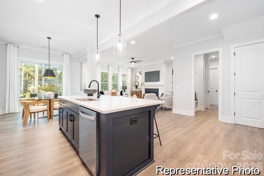 Furnished interior view inside a new home in Colvin Park, Rock Hill (Image 32).
