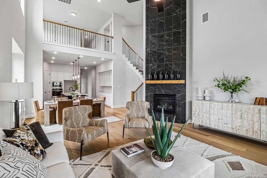 Furnished interior view inside a new home in Homestead, Schertz (Image 26).