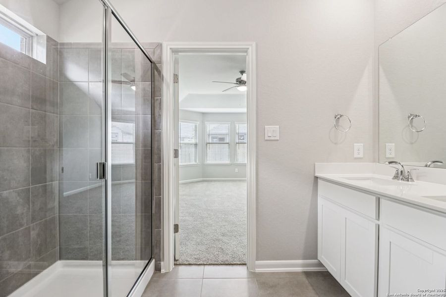 Furnished interior view inside a new home in Kallison Ranch, San Antonio (Image 7). Furnished interior view inside a new home in Kallison Ranch, San Antonio (Image 7).