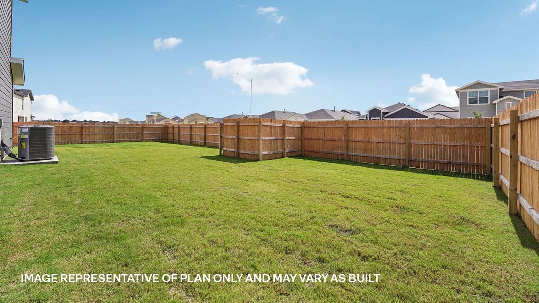 Exterior details and patio area of a home in Valverde, Bastrop (Image 21).