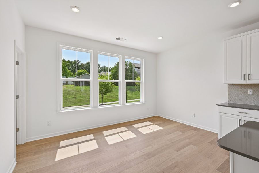 Spacious, unfurnished interior of a new home in Senata at Research Park, Charlotte (Image 27). Spacious, unfurnished interior of a new home in Senata at Research Park, Charlotte (Image 27).