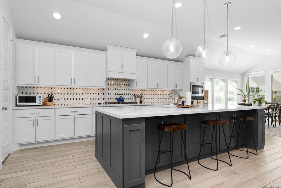 Furnished interior view inside a new home in Meadows of Mill Creek, Seguin (Image 40).