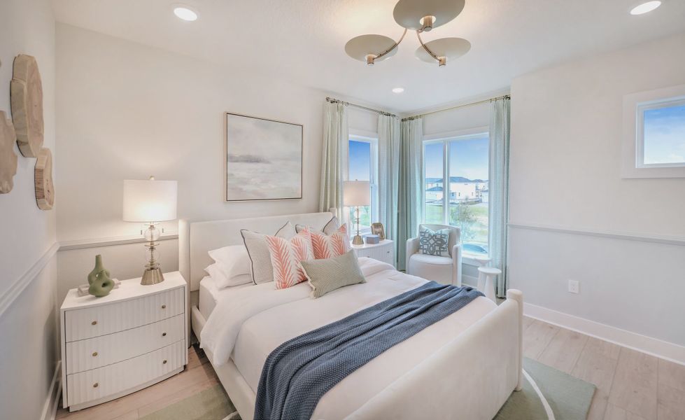 Furnished interior view inside a new home in Weslyn Park at Sunbridge, St. Cloud (Image 33).