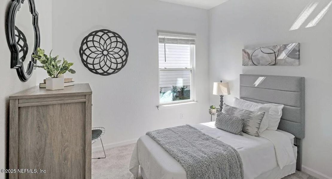 Furnished interior view inside a new home in Seaton Creek: Seaton Creek 50s, Jacksonville (Image 18).