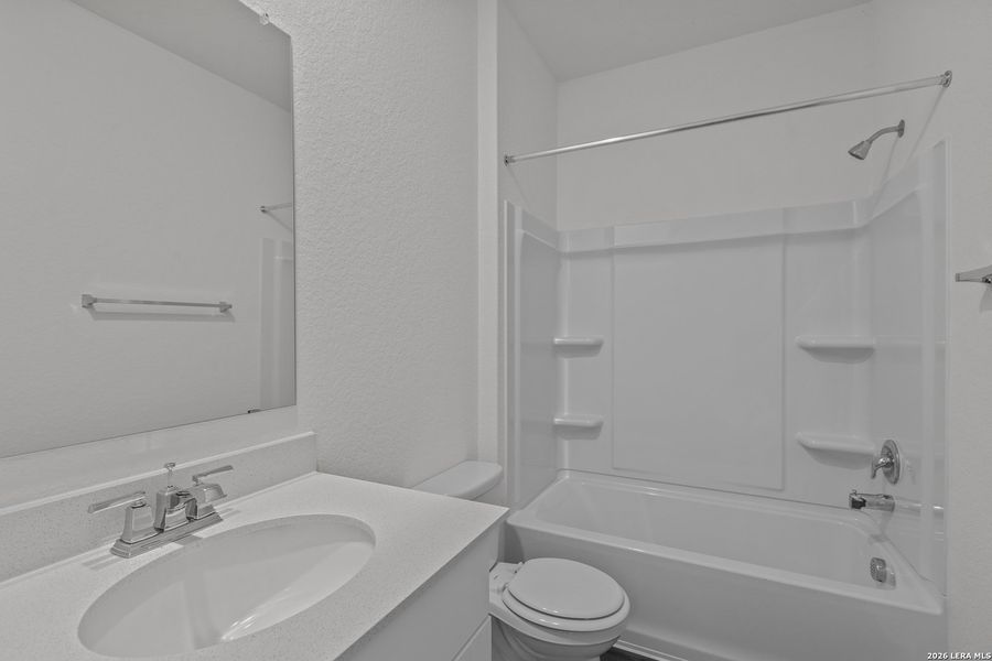 Furnished interior view inside a new home in , New Braunfels (Image 9).