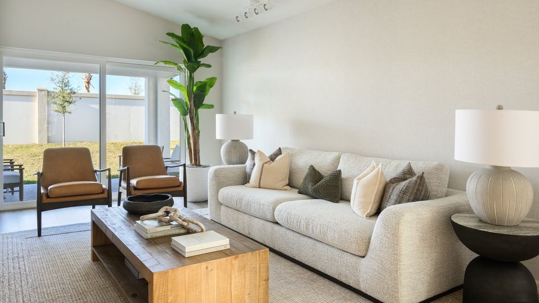 Representative furnished interior of a home built from the Magenta by Casa Fresca Homes in Pasadena Woods, Dade City (Image 7).